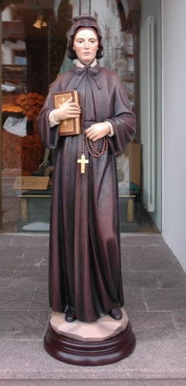 Wood Carved Statue of St. Elizabeth Ann Seton