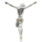 H-382S Silver Plated Corpus for your Crucifix, 10 1/4" ht.