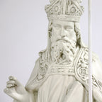 St. Augustine 42 inch statue, white finish