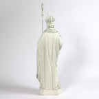 St. Augustine 42 inch statue, white finish