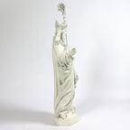 St. Augustine 42 inch statue, white finish