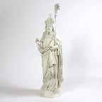St. Augustine 42 inch statue, white finish