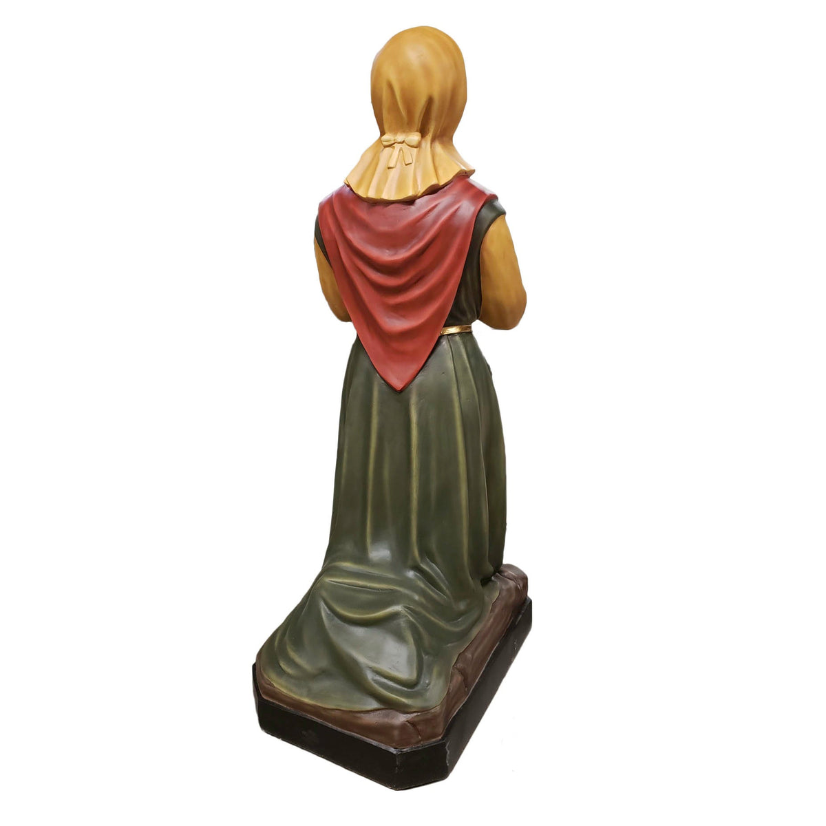 St. Bernadette 43 inch statue, color finish