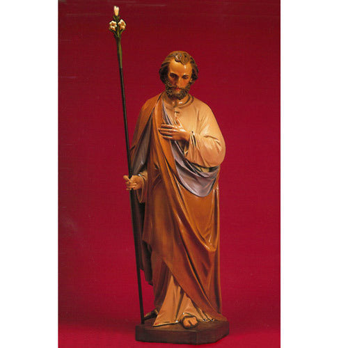 St. Joseph with Lily 60 inch statue, color finish