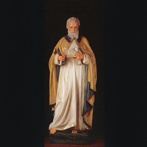 St. Peter the Apostle 60 inch statue, color finish