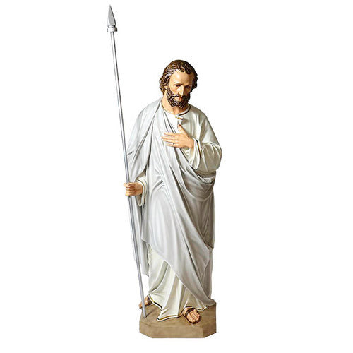 St. Thomas the Apostle statue with Spear, 60 inch, full color