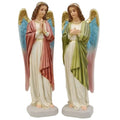Pair of Fiberglass Standing Angel Statues